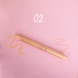 Dual-Ended Highlighter and Concealer Stick | Warm Undertone / Golden Glow