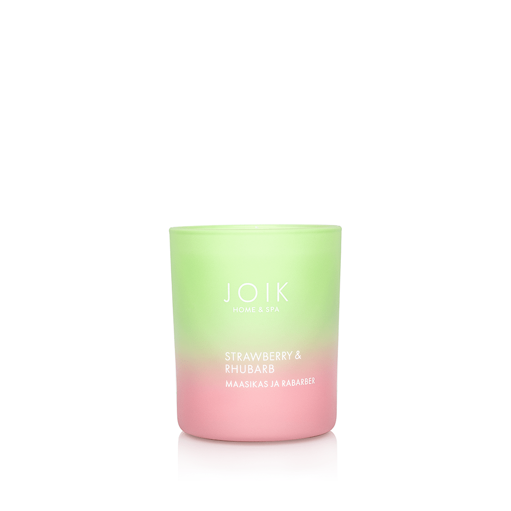 Scented Candle | Strawberry & Rhubarb - Joik USA