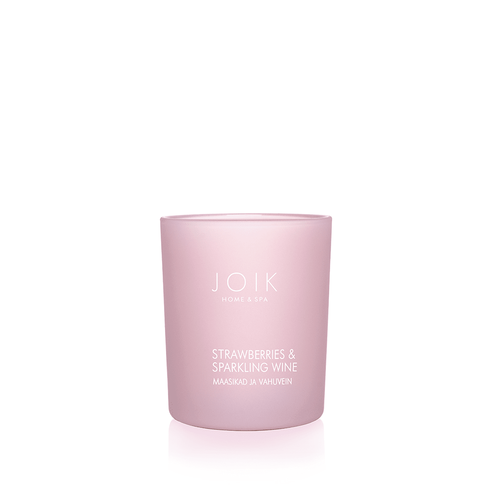 Scented Candle | Strawberries & Sparkling Wine - Joik USA