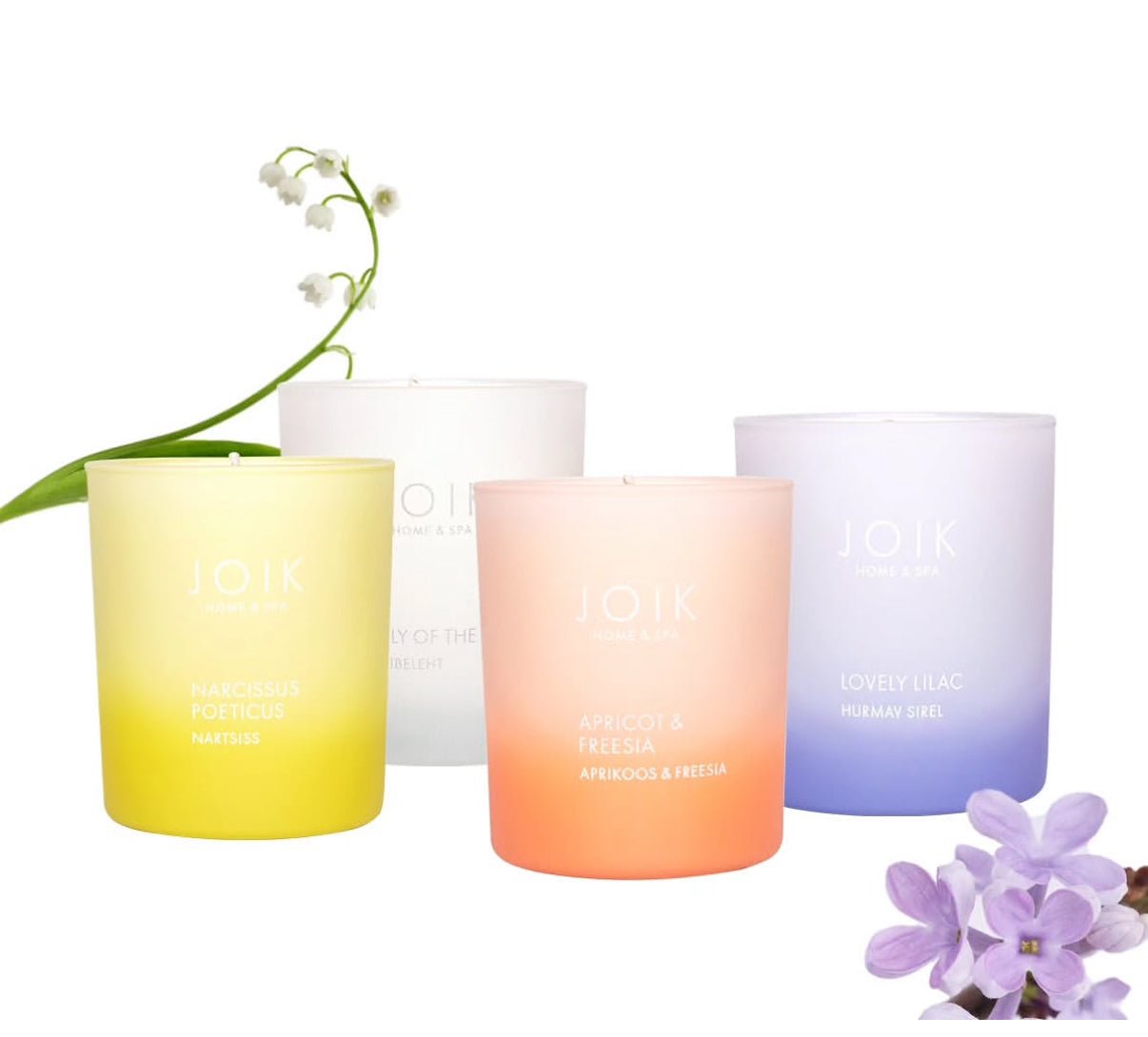 Scented Candle | Apricot & Freesia - Joik USA