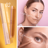 Dual-Ended Highlighter and Concealer Stick | Warm Undertone / Golden Glow - Joik USA