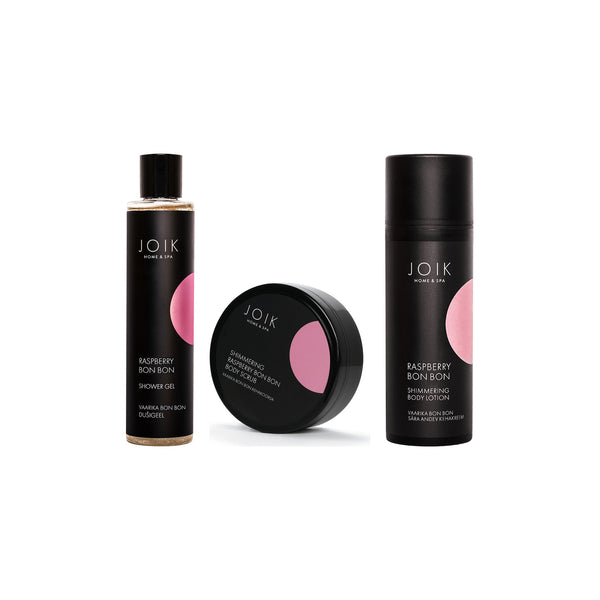 Raspberry Bon Bon Body Care Trio