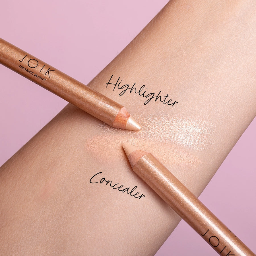Dual-Ended Highlighter and Concealer Stick | Warm Undertone / Golden Glow