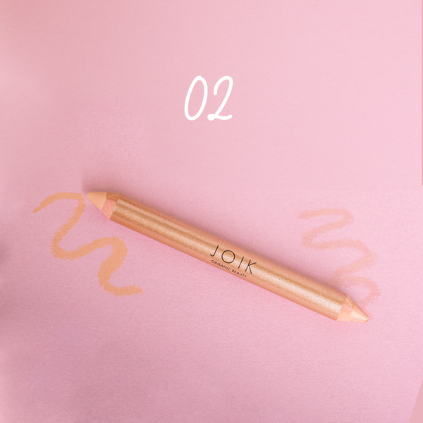 Dual-Ended Highlighter and Concealer Stick