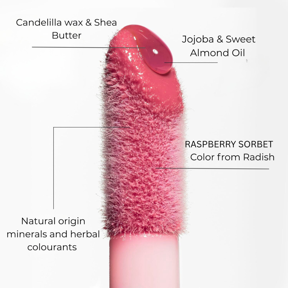 Gloss & Care Lip Oil | Raspberry Sorbet