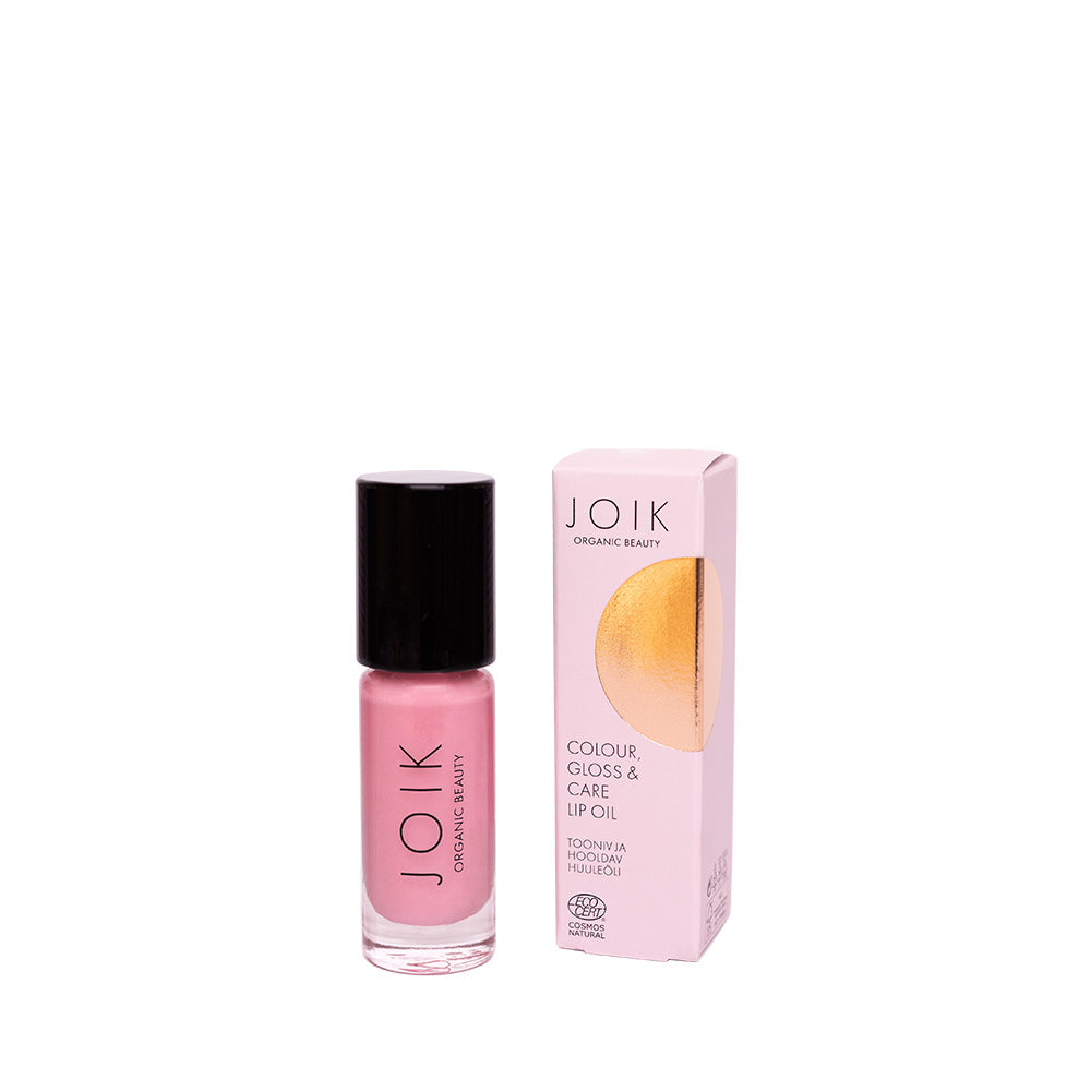 JOIK Organic Beauty Gloss & Care Lip Oil 01 Pastel Pink