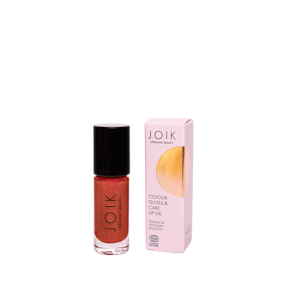 JOIK Organic Beauty Gloss & Care Lip Oil 03 Rusty Shimmer
