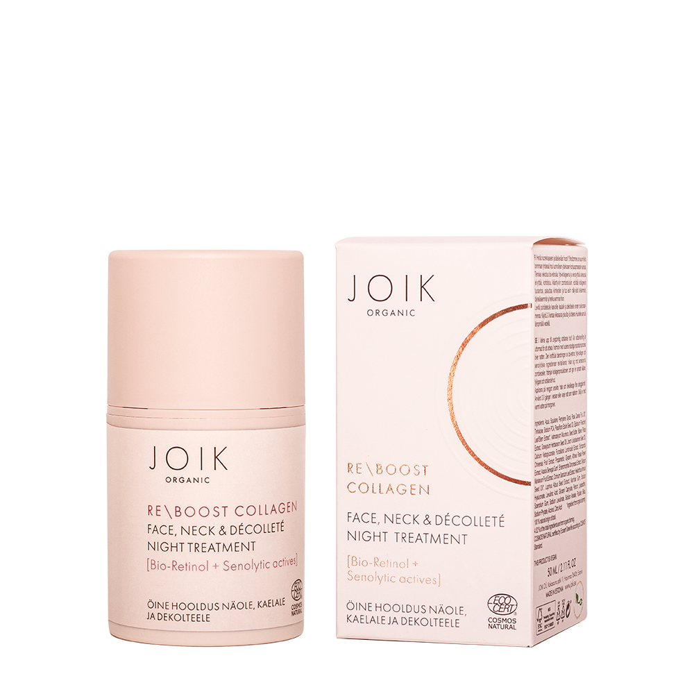 JOIK Organic Re-Boost Collagen Face, Neck & Decollete Night Tratment