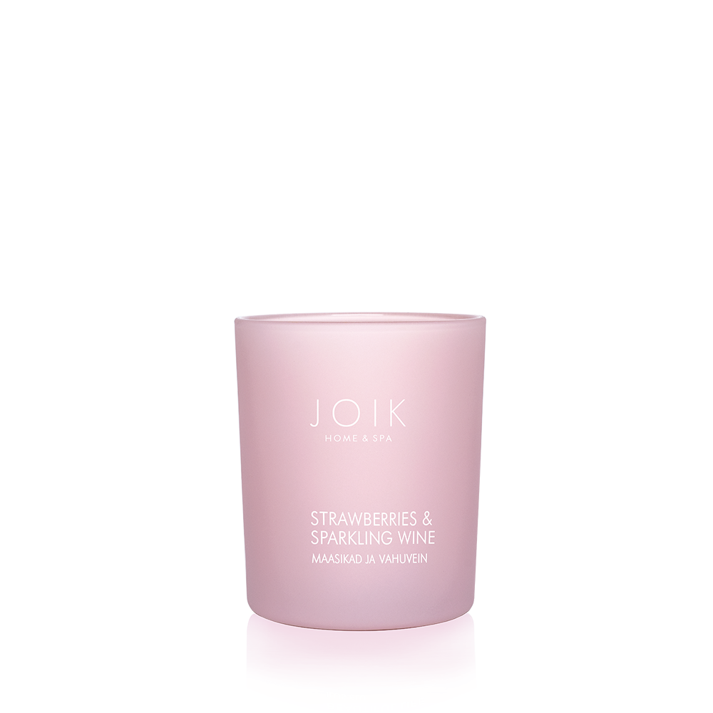 JOIK Home & Spa Scented Candle Strawberries & Sparkling Wine