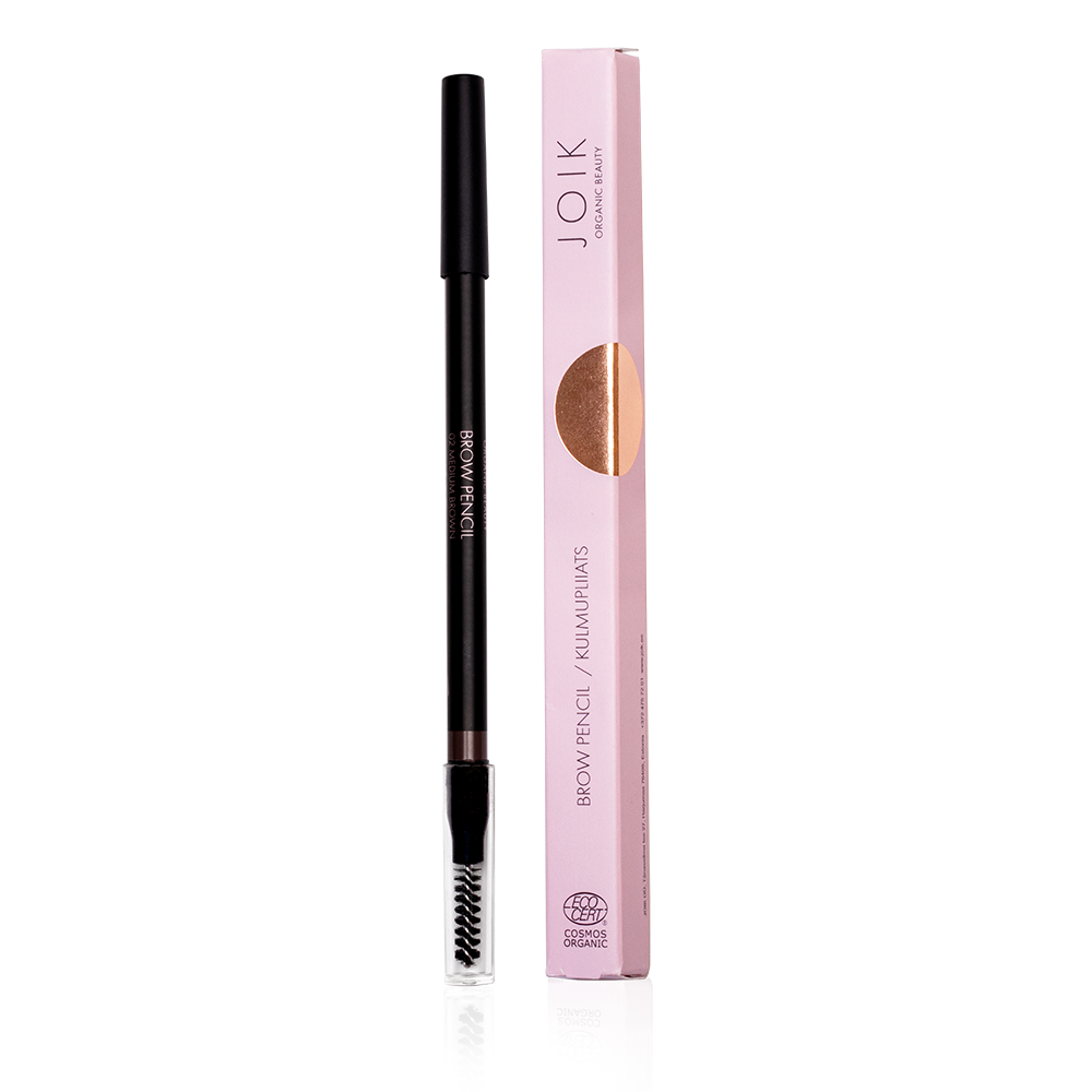 JOIK Organic Beauty Eyebrow Pencil 02 Medium Brown