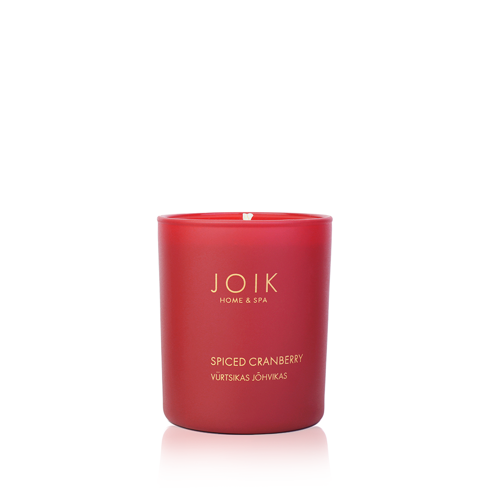 JOIK Home & Spa Scented Candle Spiced Cranberry