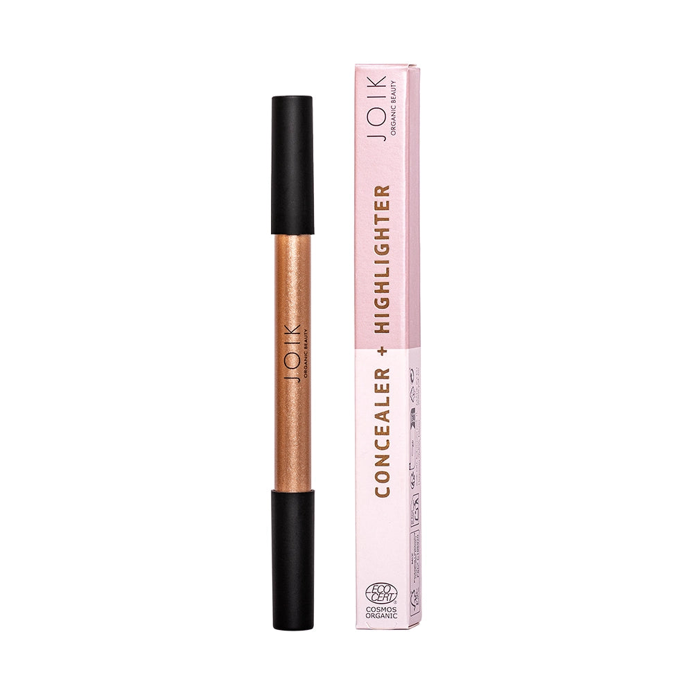 Dual-Ended Highlighter and Concealer Stick | Subtle Pink / Soft Champagne
