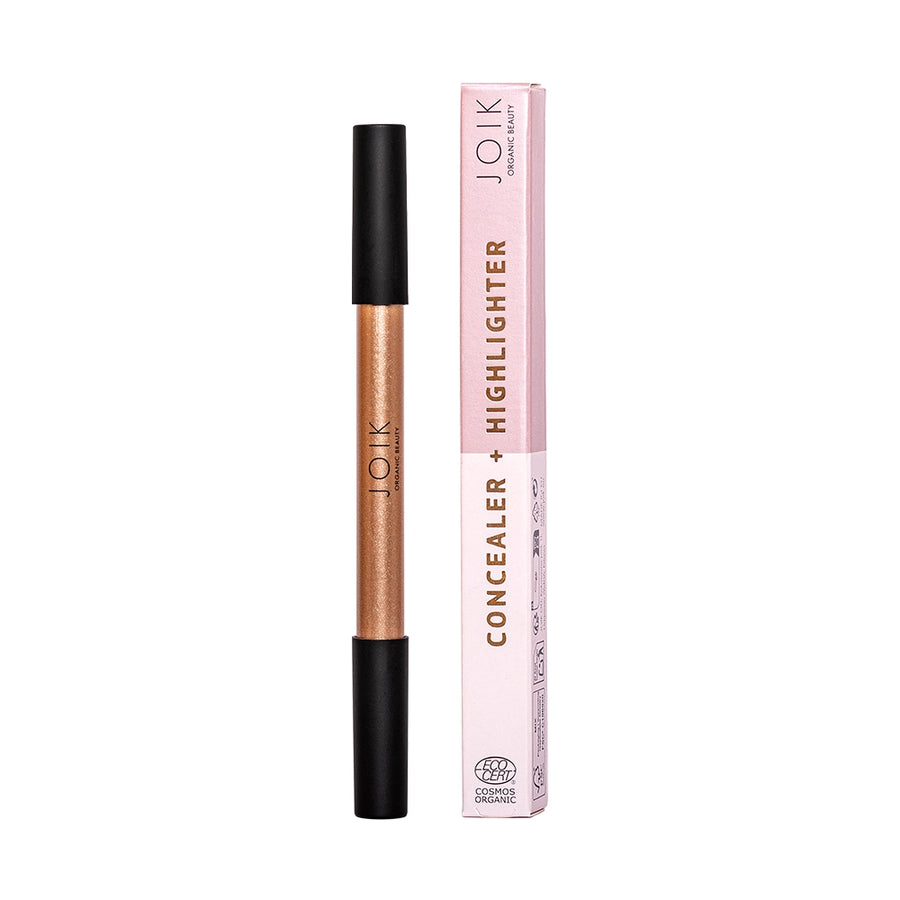 Dual-Ended Highlighter and Concealer Stick | Subtle Pink / Soft Champagne